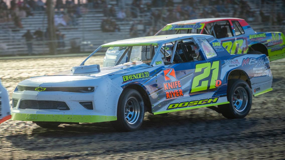 DOSCH DRIVES TO FIRST STOCK CAR VICTORY