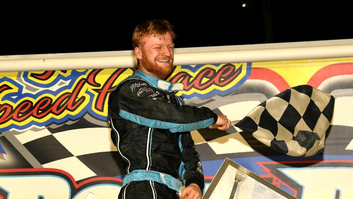 Whittall does the wing dance at Port Royal Speedway
