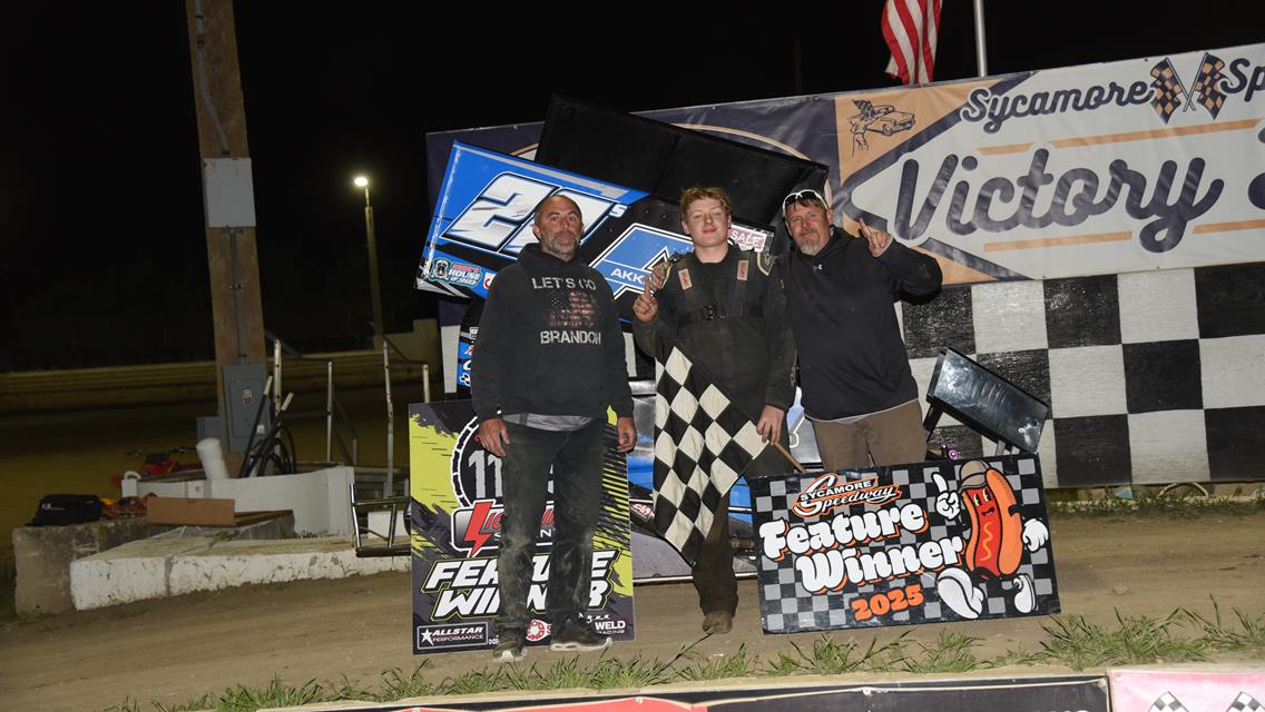Hensley Scores Initial WingLESS Of Season While Strane Takes Third Lightning  Of Year At Sycamore Speedway