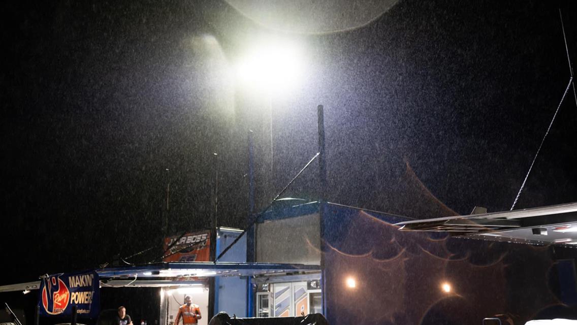 Heavy persistent rain cancels Friday’s portion of DIRTcar Nationals