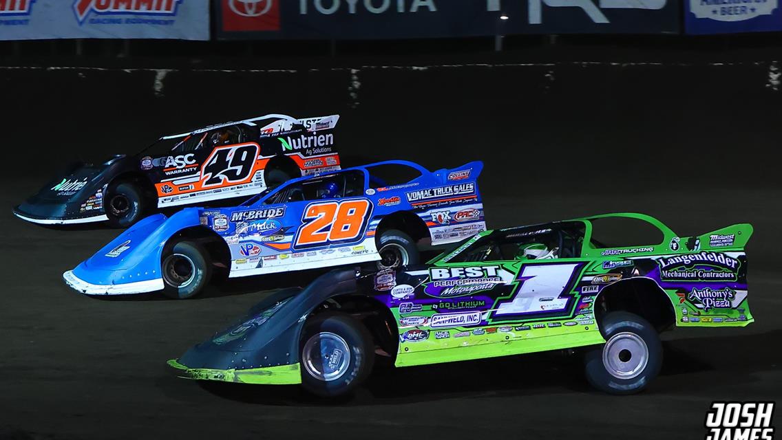 Fairbury Speedway (Fairbury, IL) – World of Outlaws Real American Beer Late Model Series – Prairie Dirt Classic – July 25th-26th, 2025. (Josh James Artwork)