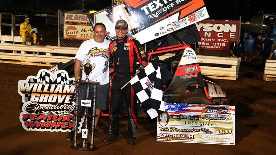 Starks Earns First Career Win at Williams Grove to Highlight Stout PA Speedweek Performance