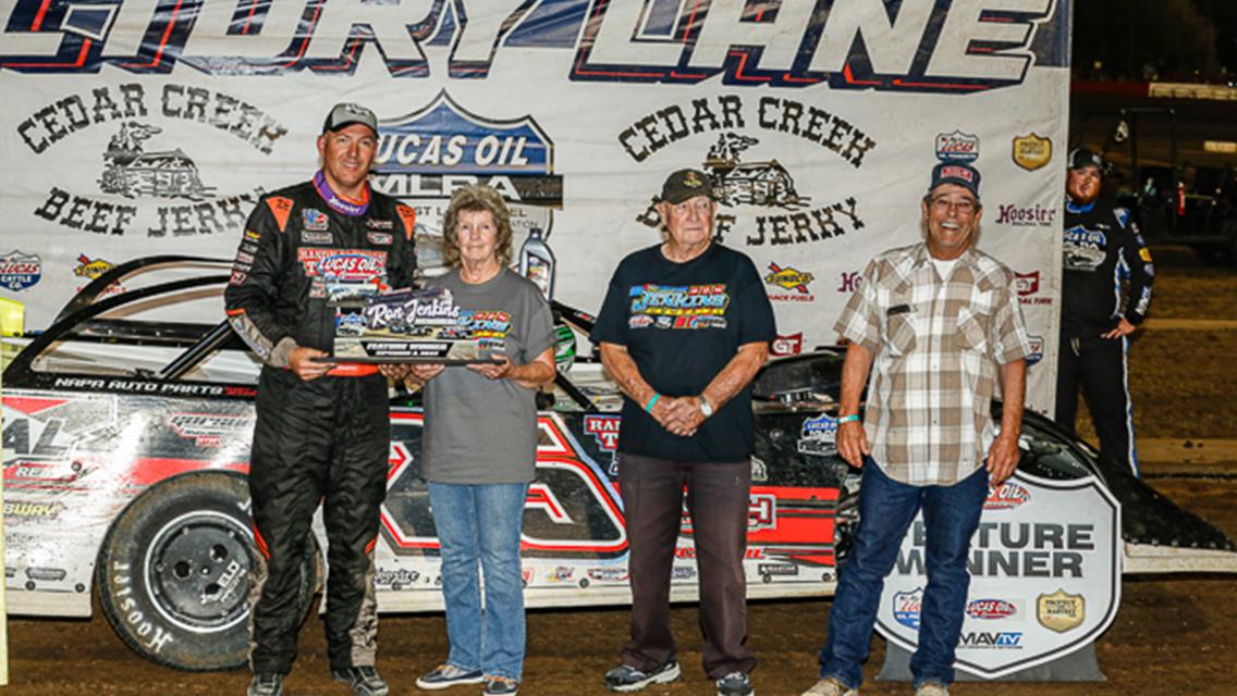 Chad Simpson cashes big on Night Two of Lucas Oil MLRA Ron Jenkins Memorial at Lucas Oil Speedway