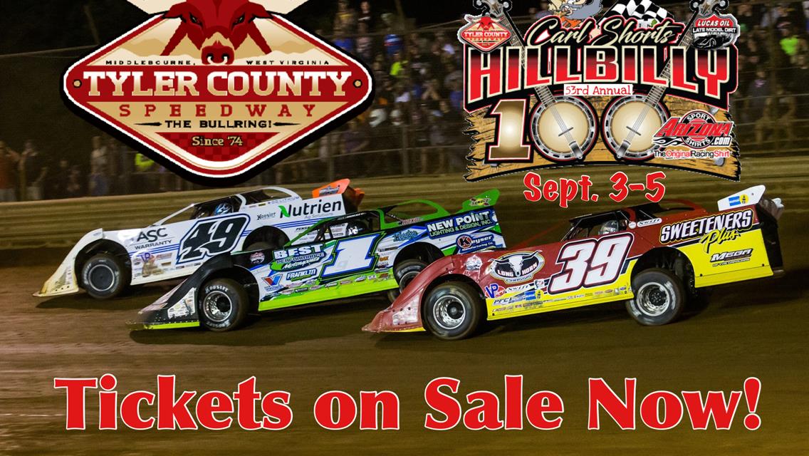 53rd Annual &#39;Hillbilly Hundred&#39; Advance Tickets and Reserve Seats on Sale Now