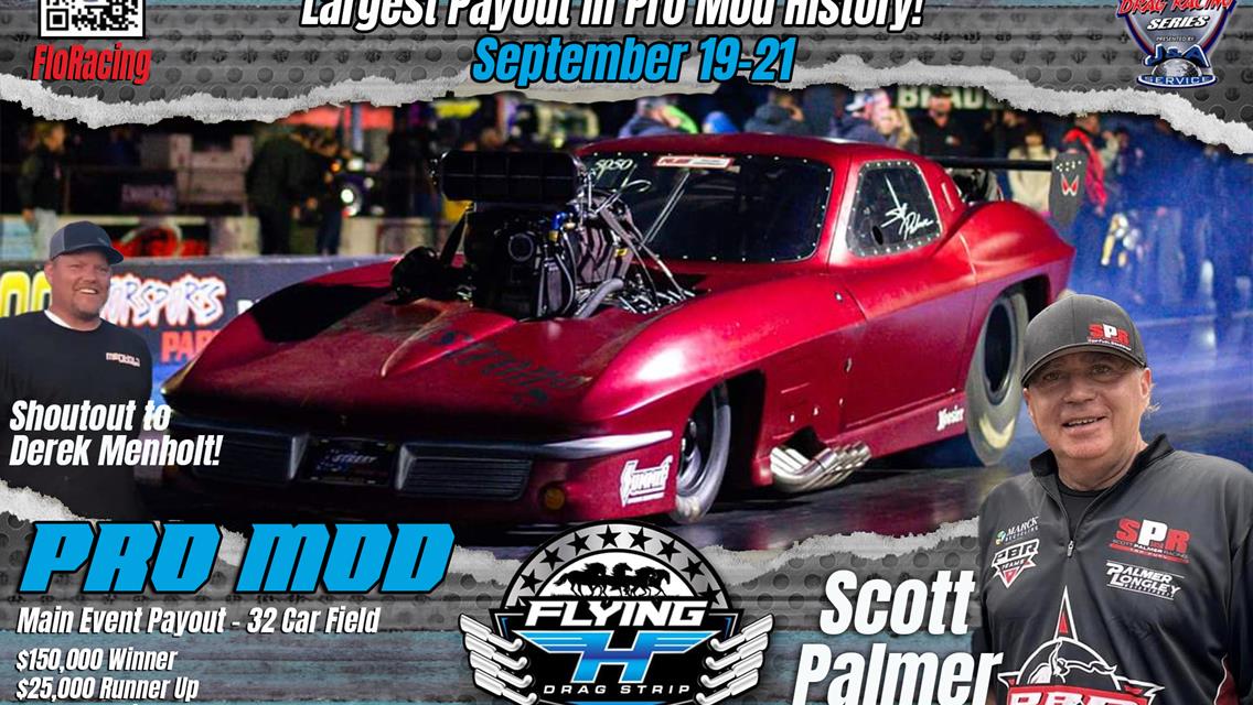 Scott Palmer Racing will be racing his &#39;63 Corvette Pro Mod at the Smack Down 2024 thanks to Derek Menholt!