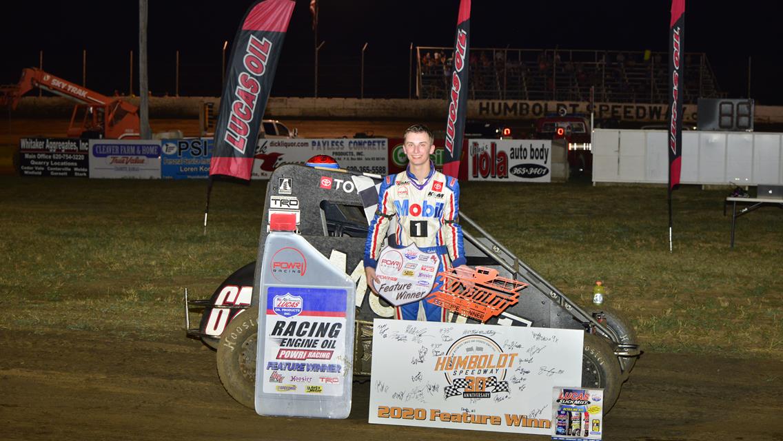 Kofoid Claims POWRi Midget Win at Humboldt