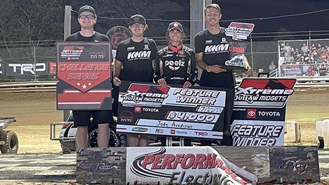 Jade Avedisian Victorious at Southern Illinois Raceway with POWRi National Midget League/Xtreme Outlaw Midget Series