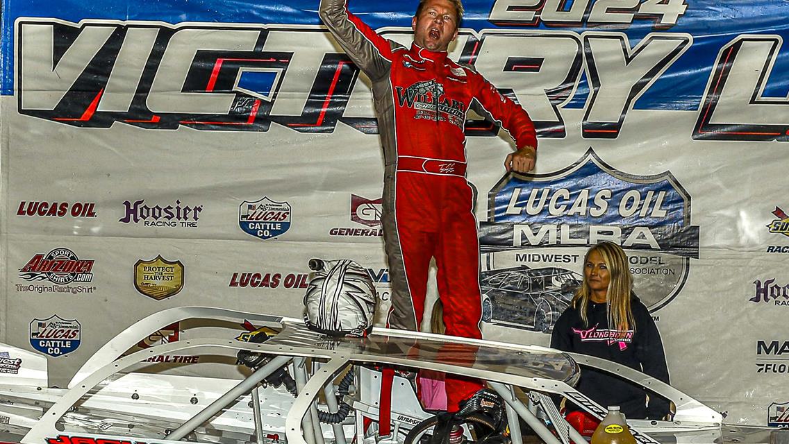 Jackson&#39;s late pass boosts him to victory in Lucas Oil MLRA Ron Jenkins Memorial finale