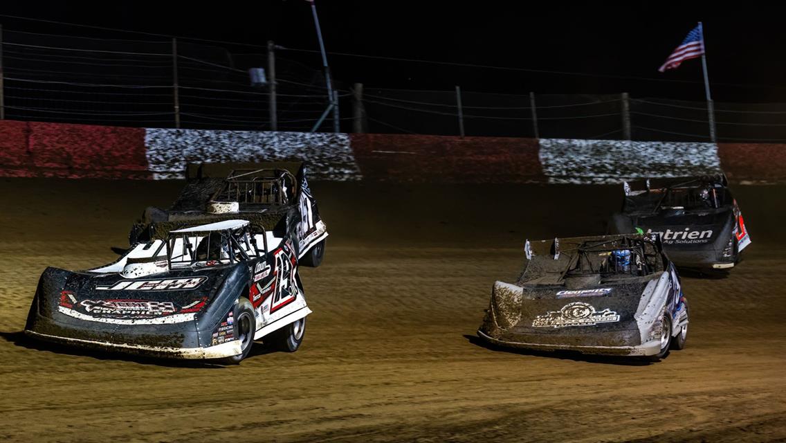 Batesville Motor Speedway (Locust Grove, AR) – Lucas Oil Late Model Dirt Series – Topless 100 – August 15th-16th, 2025. (Heath Lawson Photo)