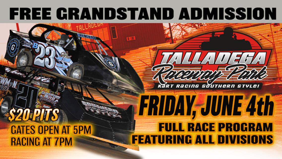 Talladega Raceway Park | June 4th