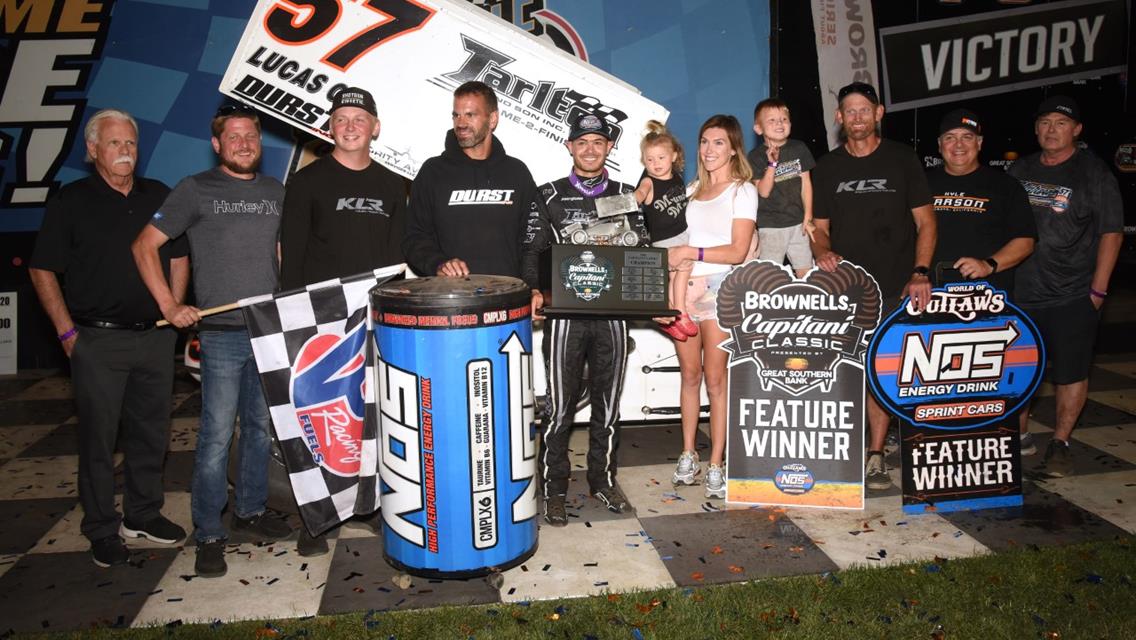 Kyle Larson Throttles Them All for $50,000 Capitani Classic Triumph