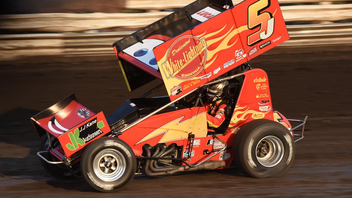 Ball Drives Into 360 Knoxville Nationals A Main for Fifth Straight Year