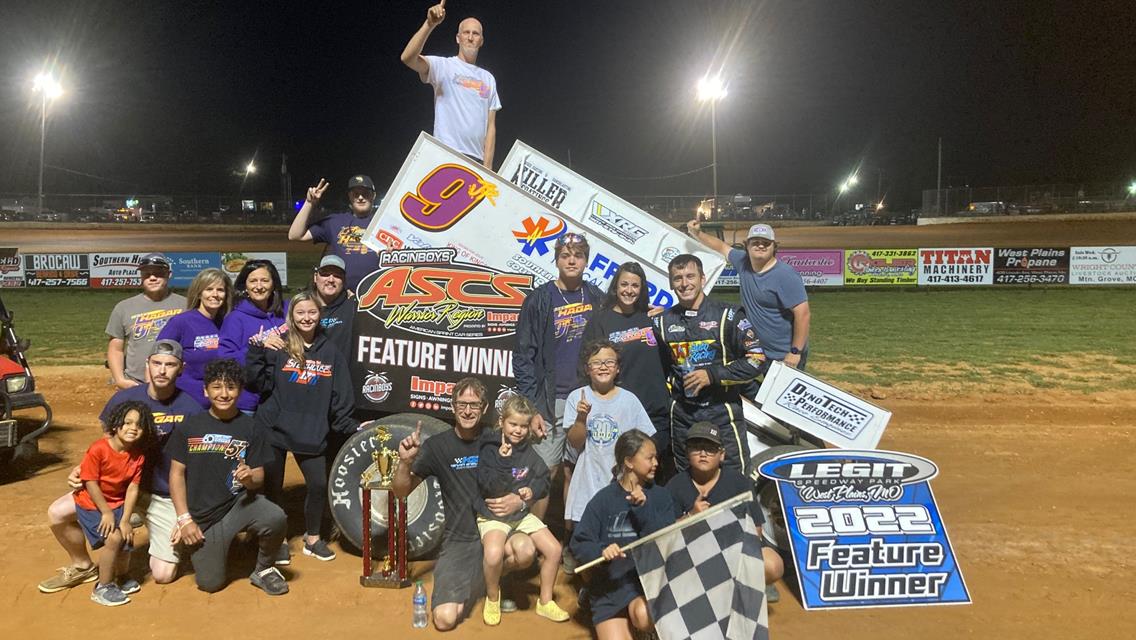 Hagar Earns ASCS Mid-South Region Victory With Last-Lap Pass