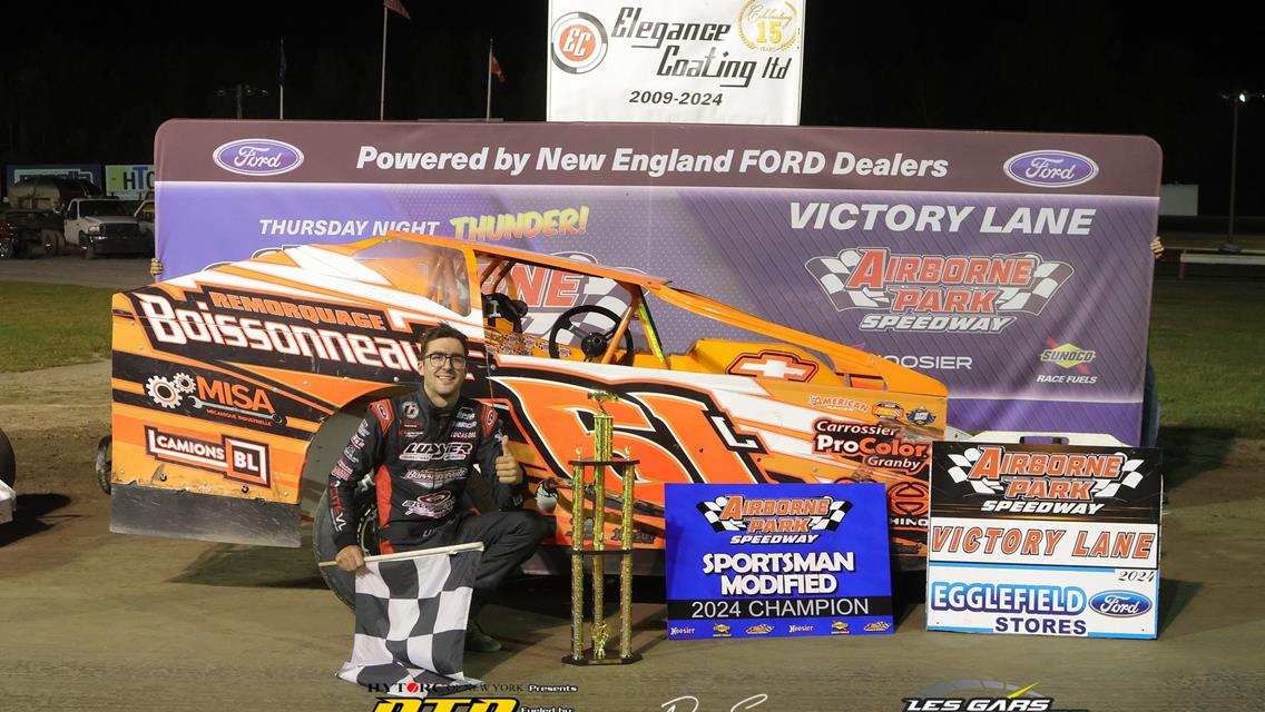 Lussier wins the race, Championship on final weekend at Airborne Park; Champions crowned during two-day racing festival