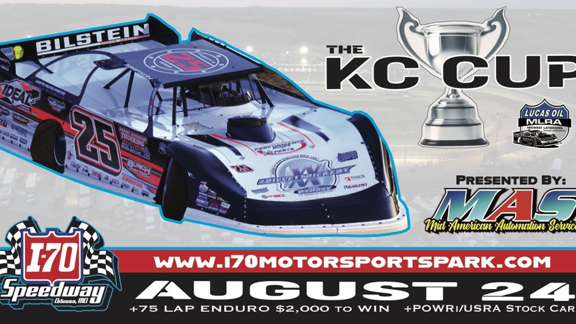 KC CUP PRES. BY MID AMERICAN AUTOMATION SERVICES THIS WEEKEND AT I-70