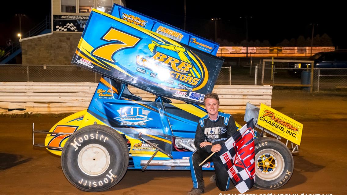 CONFIDENCE BABY!: Tyler Reeser gets his confidence back in a big way with late race win at Selinsgrove!