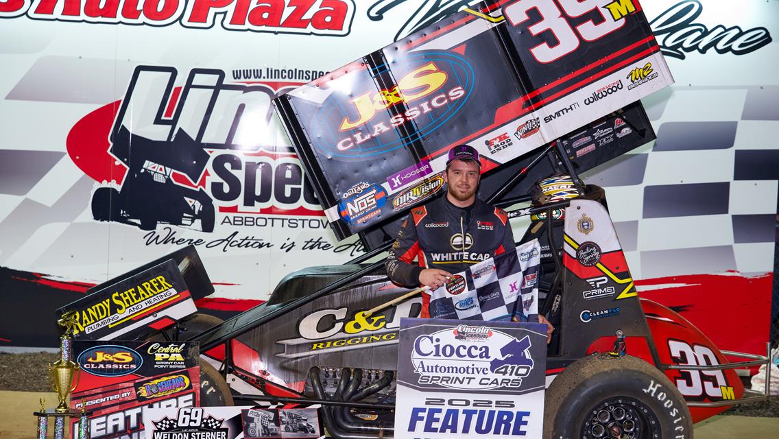 MACRI OUTDUELS CAMPBELL TO WIN $10,069 WELDON STERNER MEMORIAL AT LINCOLN SPEEDWAY; Dylan Norris Powers to $2,169 358 Sprint Car Victory