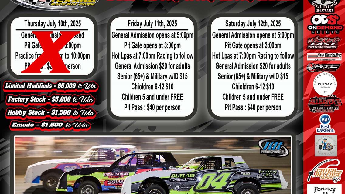 Atzenhoffer Summer Shootout Weekend update!
