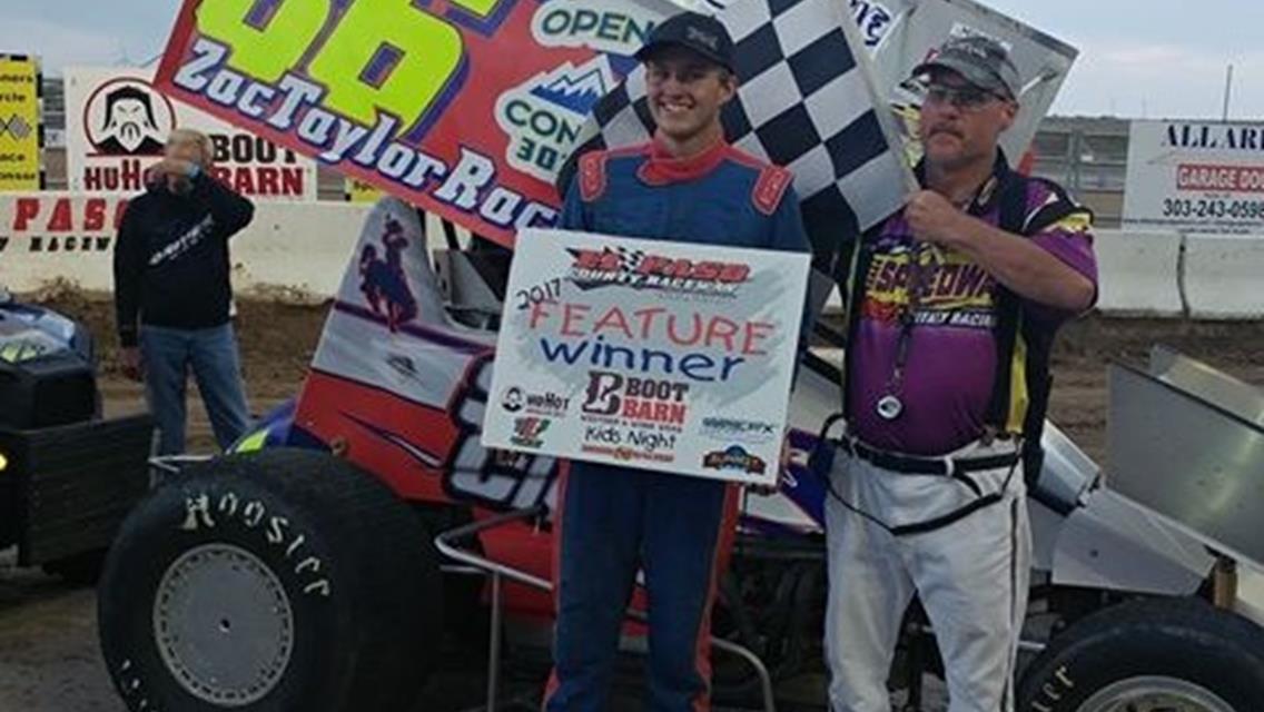 Taylor Records Third Consecutive Feature Victory