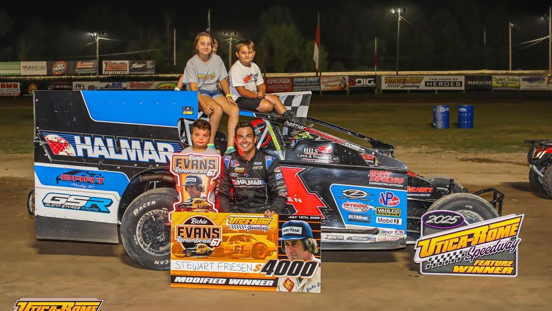 Friesen wins Richie Evens Remembered 61!