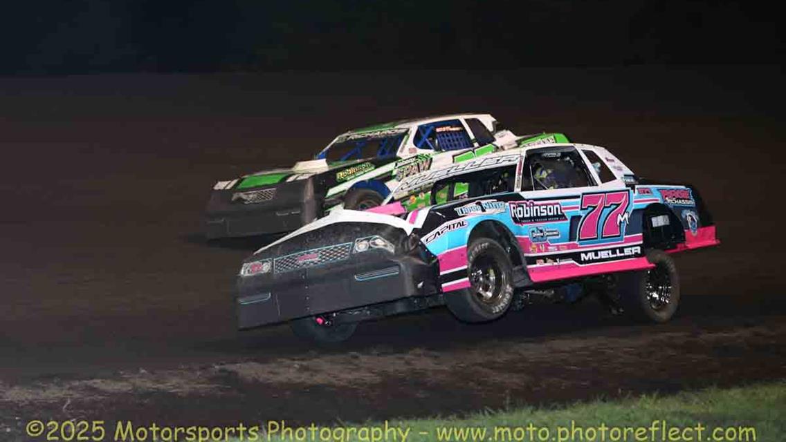 Laney and Avila take Anniversary checkers at Boone Speedway.