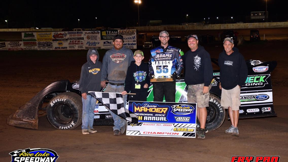 Adams runs away with Duane Mahder Memorial at Rice Lake