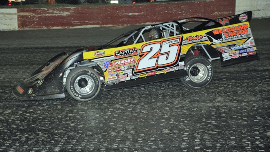 Shane Clanton rolls to Lernerville Speedway victory