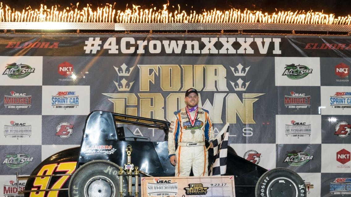 COURTNEY CAPS SILVER CROWN SEASON WITH FIRST SERIES WIN AT THE 4-CROWN