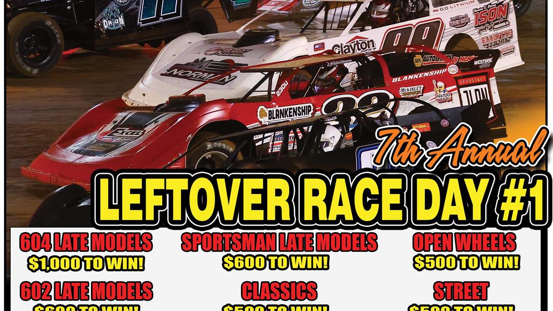 The 7th Annual Leftover Set to be Served at 411 Motor Speedway November 26