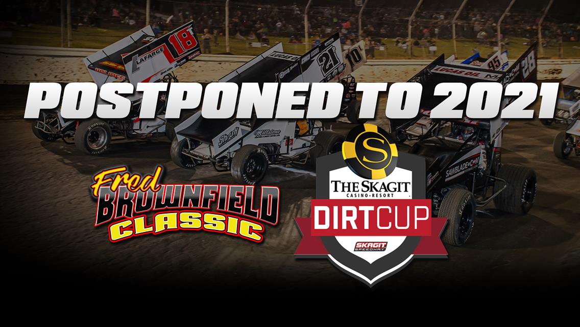 Jim Raper Memorial Dirt Cup and Fred Brownfield Classic Postponed To 2021