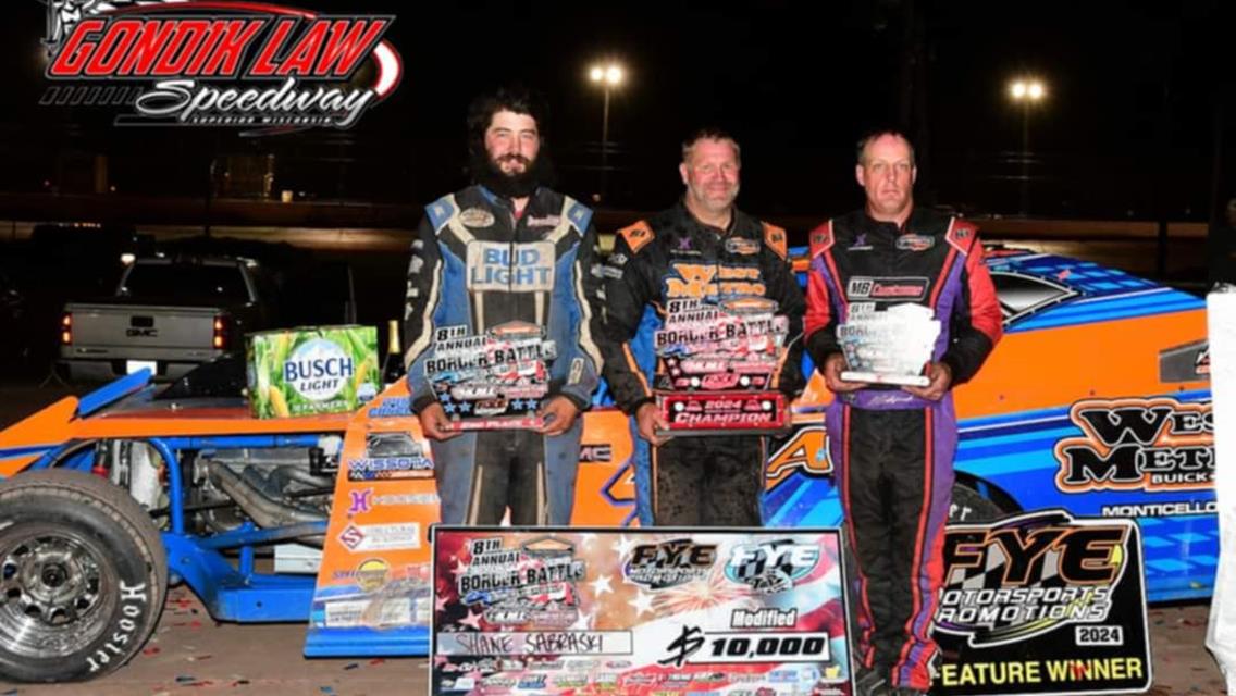 Sabraski, Koch, Jensen, Nelson Score ‘Border Battle’ Night 1 Wins at Gondik Law Speedway