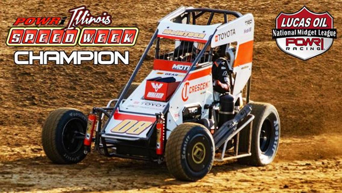 Cannon McIntosh Claims Second Straight POWRi SPEEDWeek Championship Title