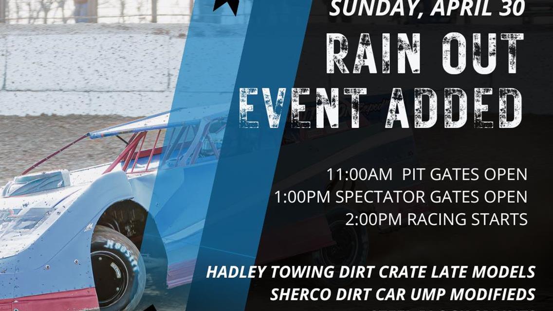 Rain Out Event Added