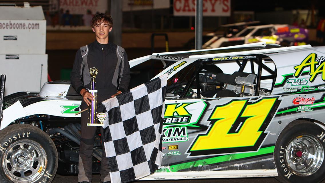 Dickerson back in Victory Lane at Boone