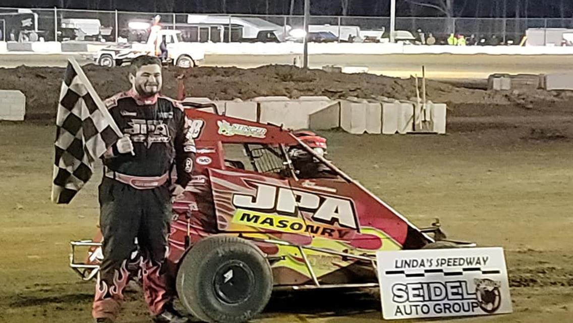 Amantea Picks Up First Career Win at Linda’s Speedway