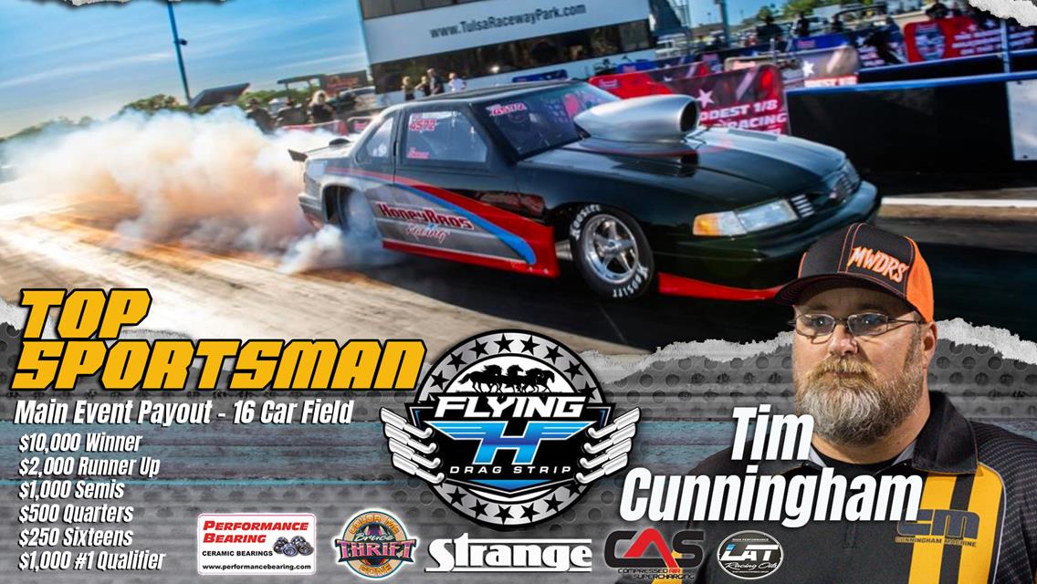 Tim Cunningham racing Honey Brothers Racing Lumina in Top Sportsman at Smack Down 2024!