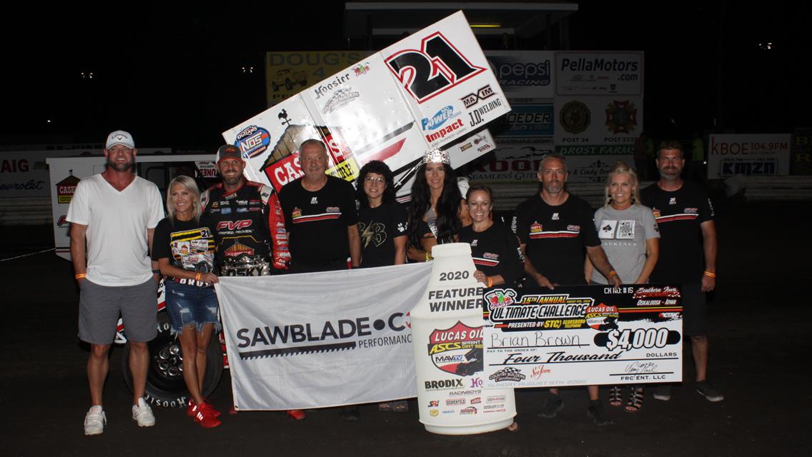 Brian Brown Triumphant With Lucas Oil ASCS At Sage Fruit Ultimate Challenge