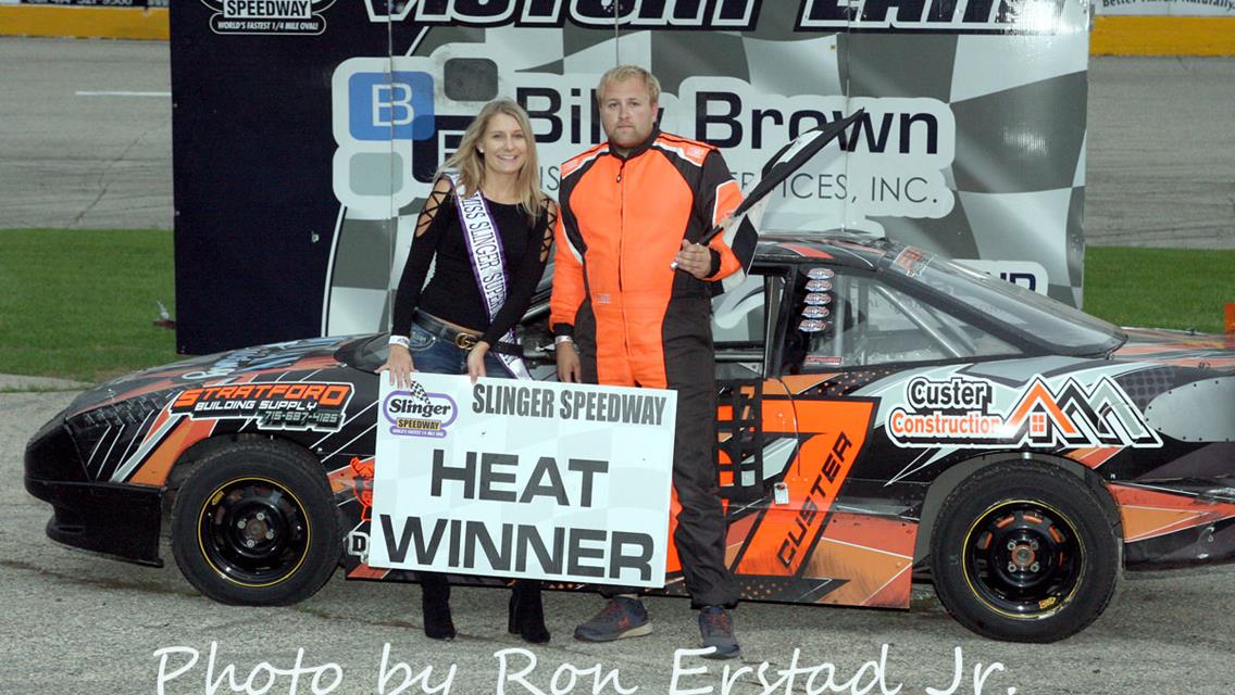 Fenhaus gets second Slinger Win while Apel Claims the Track Championship in Labor Day Weekend 100