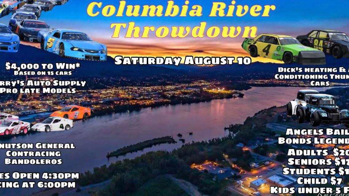 Columbia River Throwdown August 10th