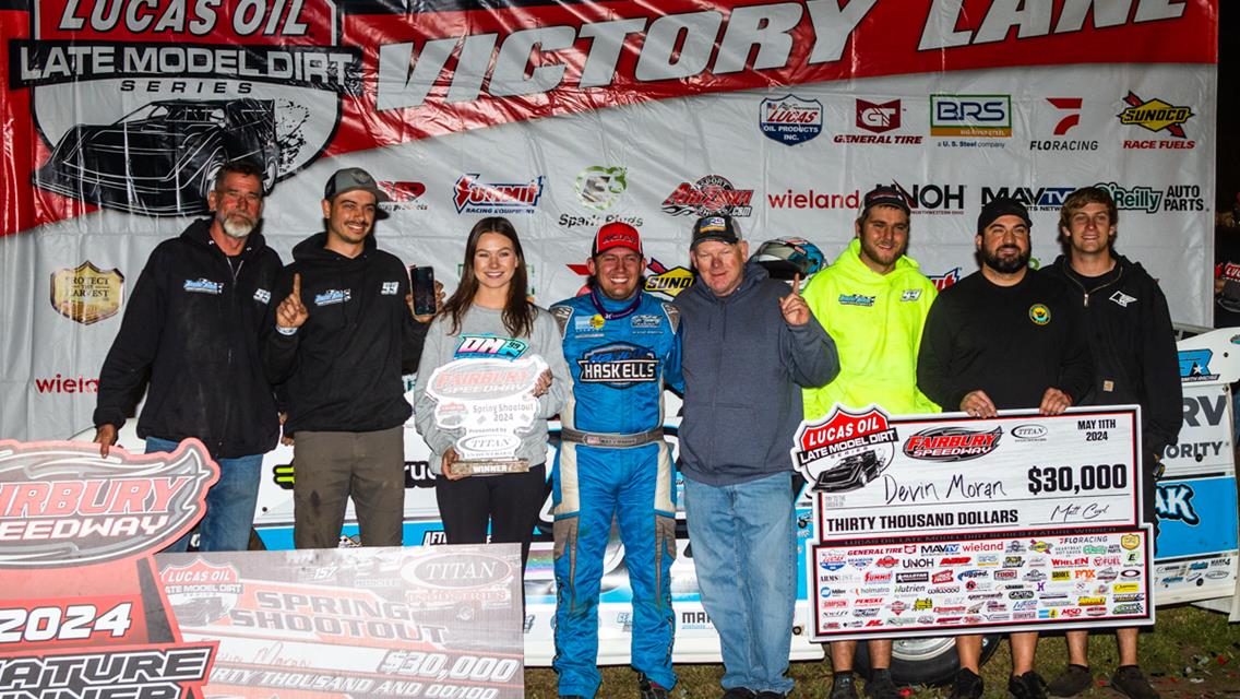 Moran Returns to Lucas Oil Victory Lane with $30,000 Win at Fairbury