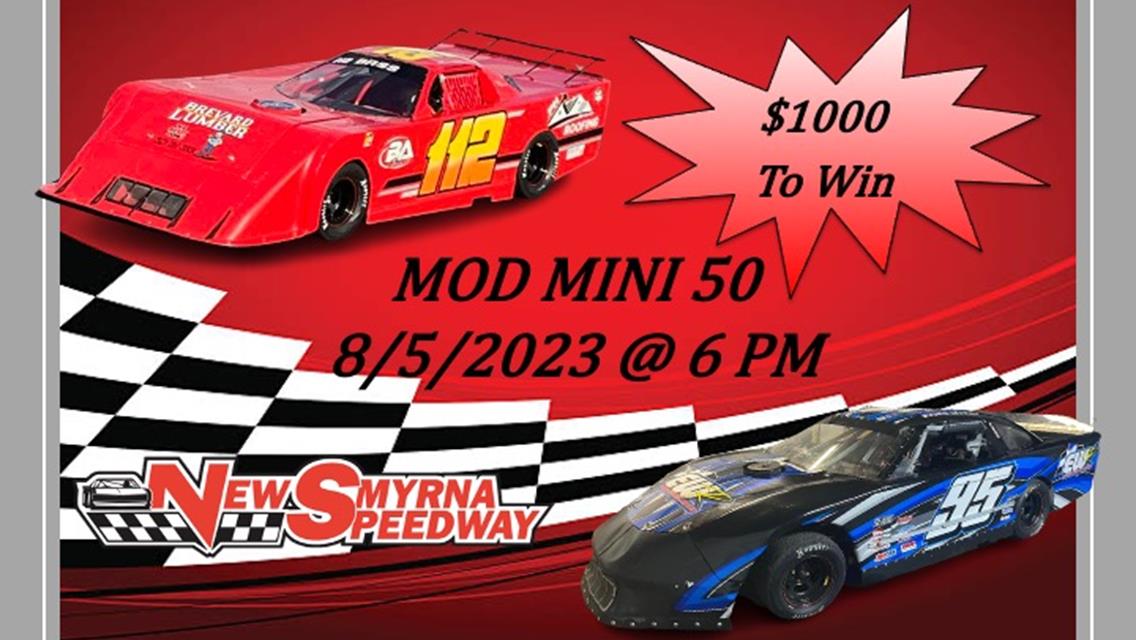 Mod Mini Challenge Series Returns for Race 5 This Saturday Night! ($1,000 to win)