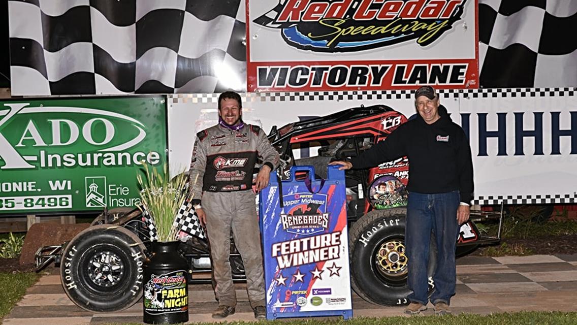 Cam Bam Cam Schafer secures victory at Red Cedar Speedway