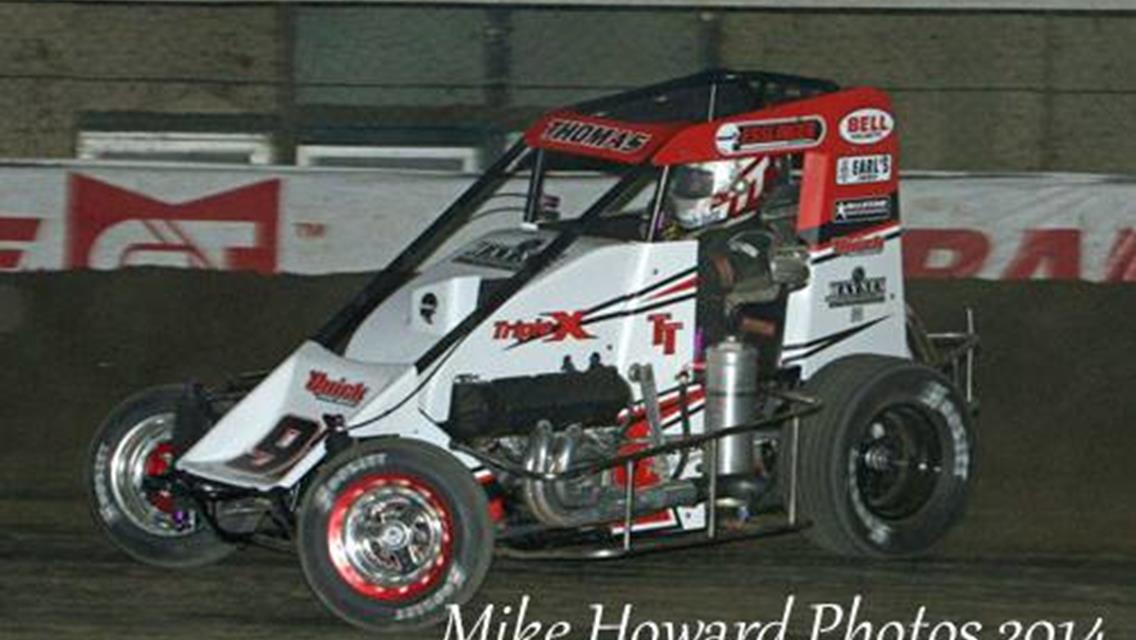 Thomas Captures Third Top Five, Set for Sprint Car Debut This Weekend