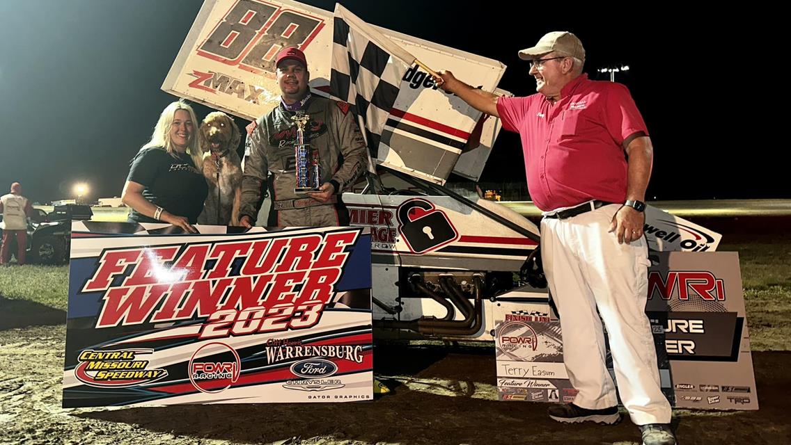 Terry Easum Earns Victory in POWRi 305 Sprint Series at Central Missouri Speedway