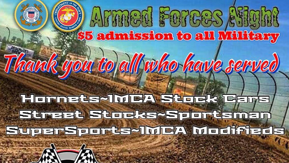 Armed Forces Night Set For Willamette On May 19th; Karts Begin Season On Sunday The 20th