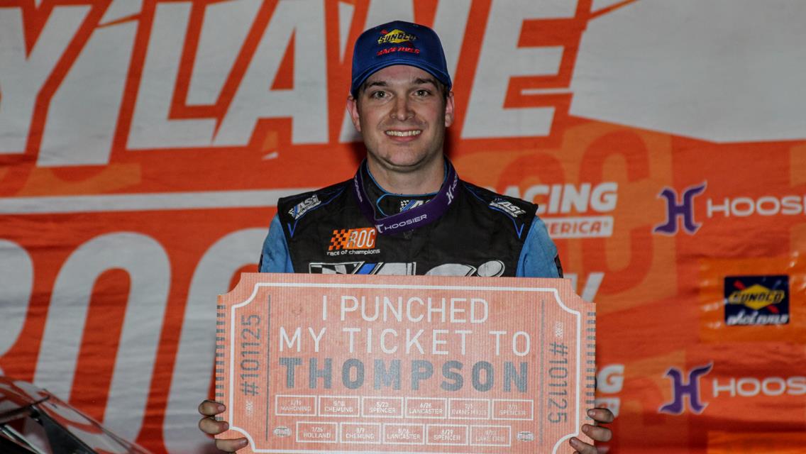 JACK ELY DRIVES TO RACE OF CHAMPIONS MODIFIED SERIES VICTORY AT CHEMUNG SPEEDROME