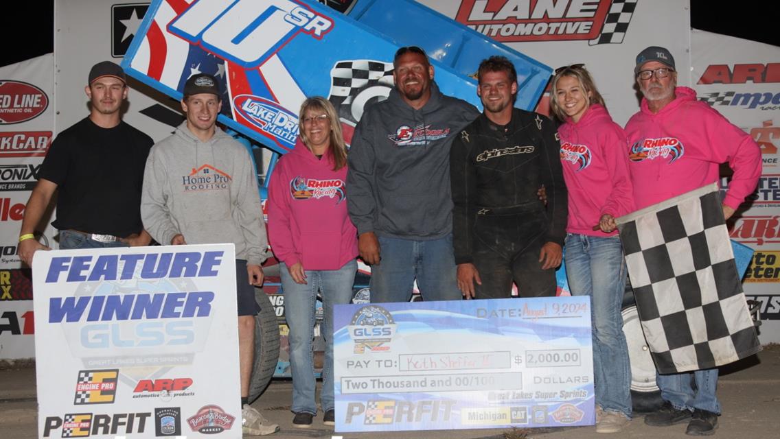 KEITH SHEFFER WINS FOR THE FIRST TIME WITH GLSS