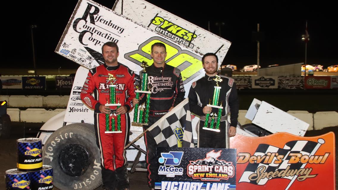 Tanner Wins SCoNE Opener on Lightning-Fast Devil’s Bowl Surface