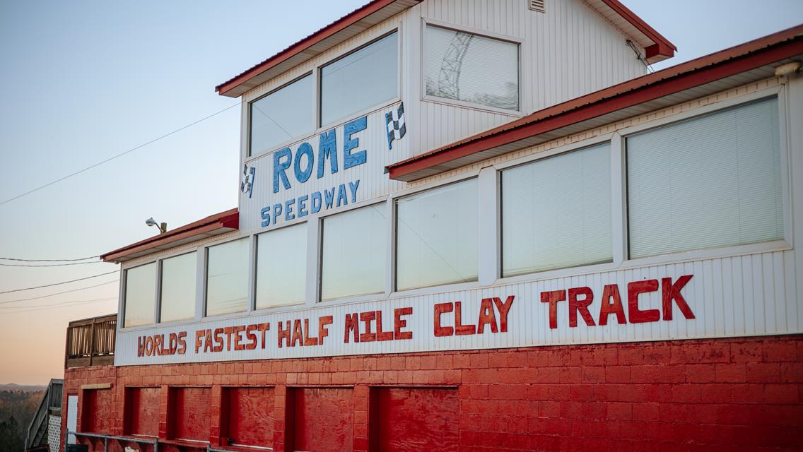This Saturday&#39;s event at Rome Speedway Rescheduled to Saturday September 23