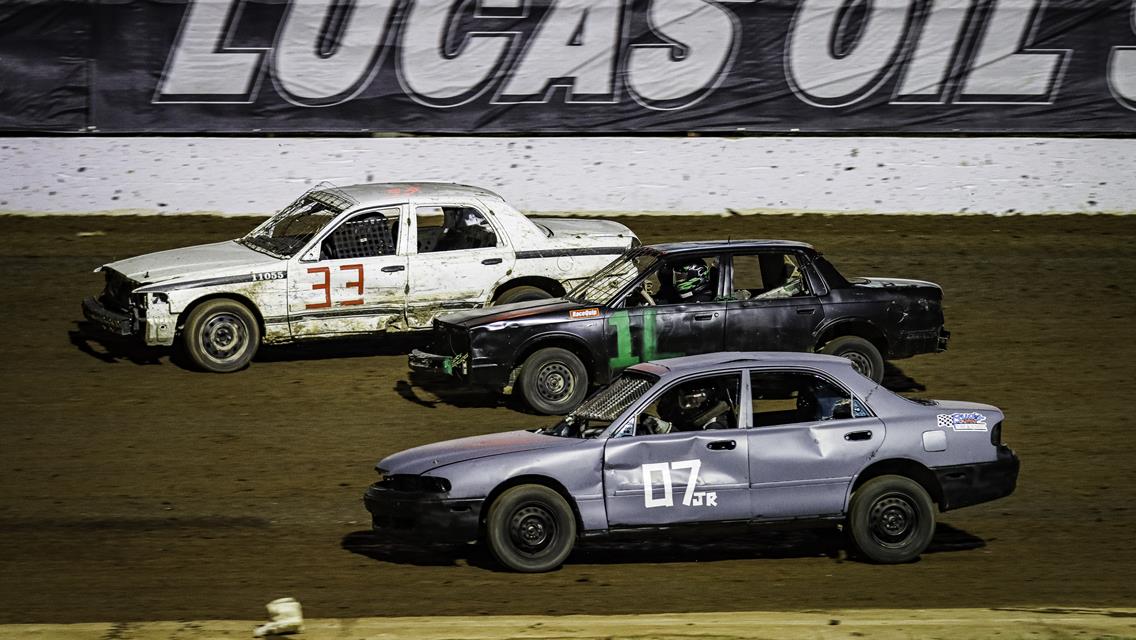 Lots of contact upcoming as Mad Dog Demolition Derby, Enduro 150 coming to Lucas Oil Speedway on Saturday